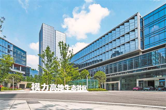 5月24日，两江新区渝兴环湖企业公园，模力高地生态社区。记者 李雨恒 摄/视觉重庆